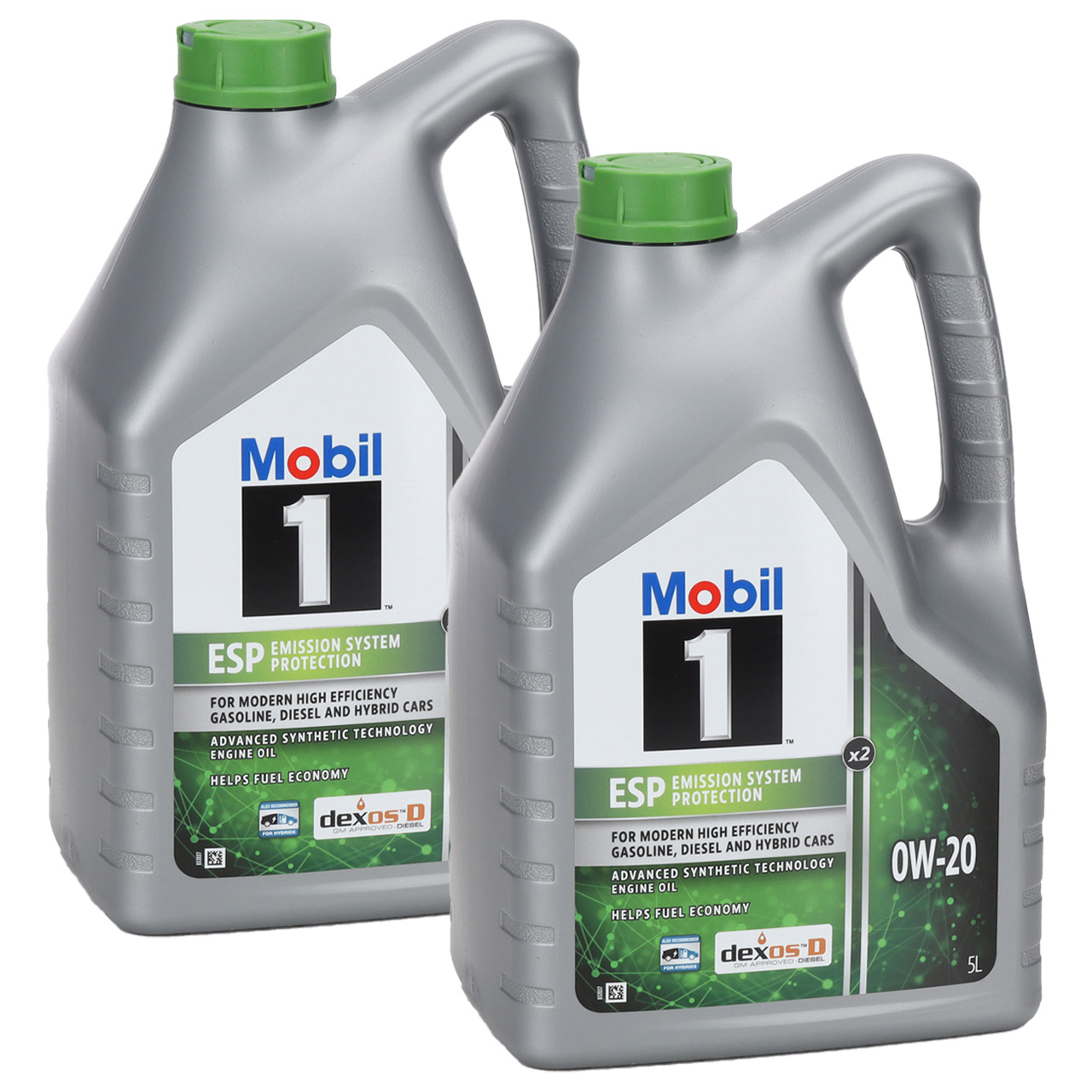 10L 10 Liter Mobil 1 ESP X2 0W-20 Motor&ouml;l &Ouml;l dexosD f&uuml;r PORSCHE C20 VW 508/509.00 229.71
