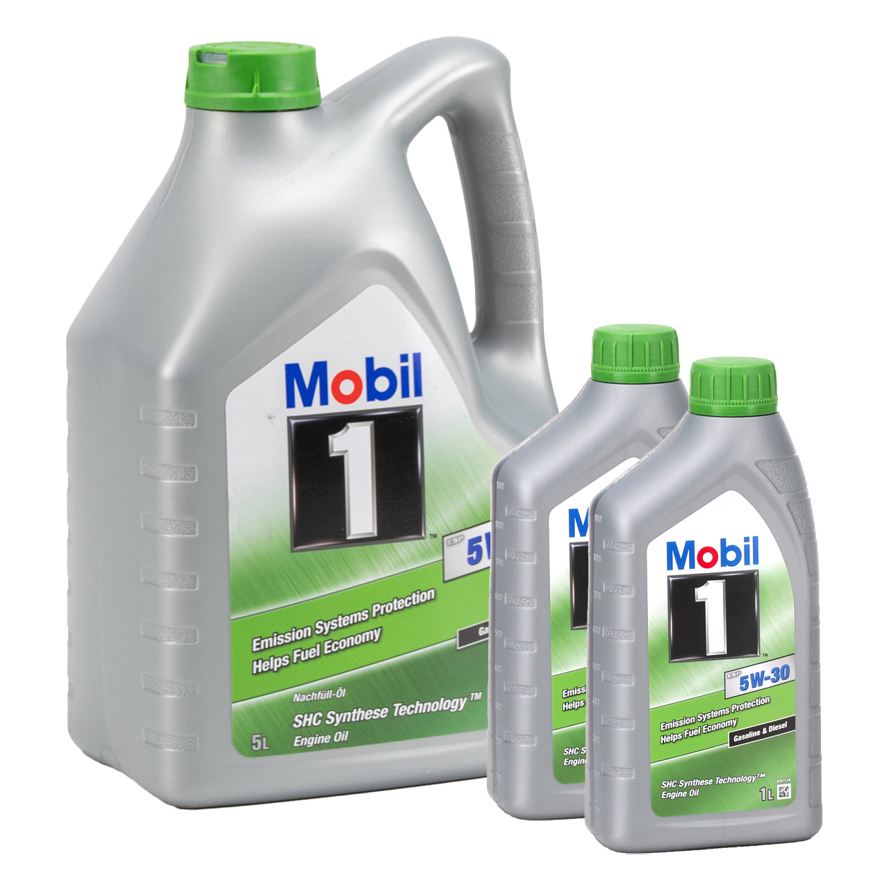 7L 7 Liter Mobil 1 ESP 5W-30 Motor&ouml;l f&uuml;r BMW LL-04 MB 229.31/.51 PORSCHE C30 VW 504/507.00