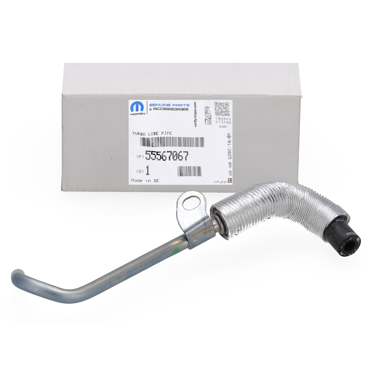 ORIGINAL OPEL MOPAR Coolant Hose for Astra J, Corsa D, E, Insignia A, and Zafira C 1.4i 55567067