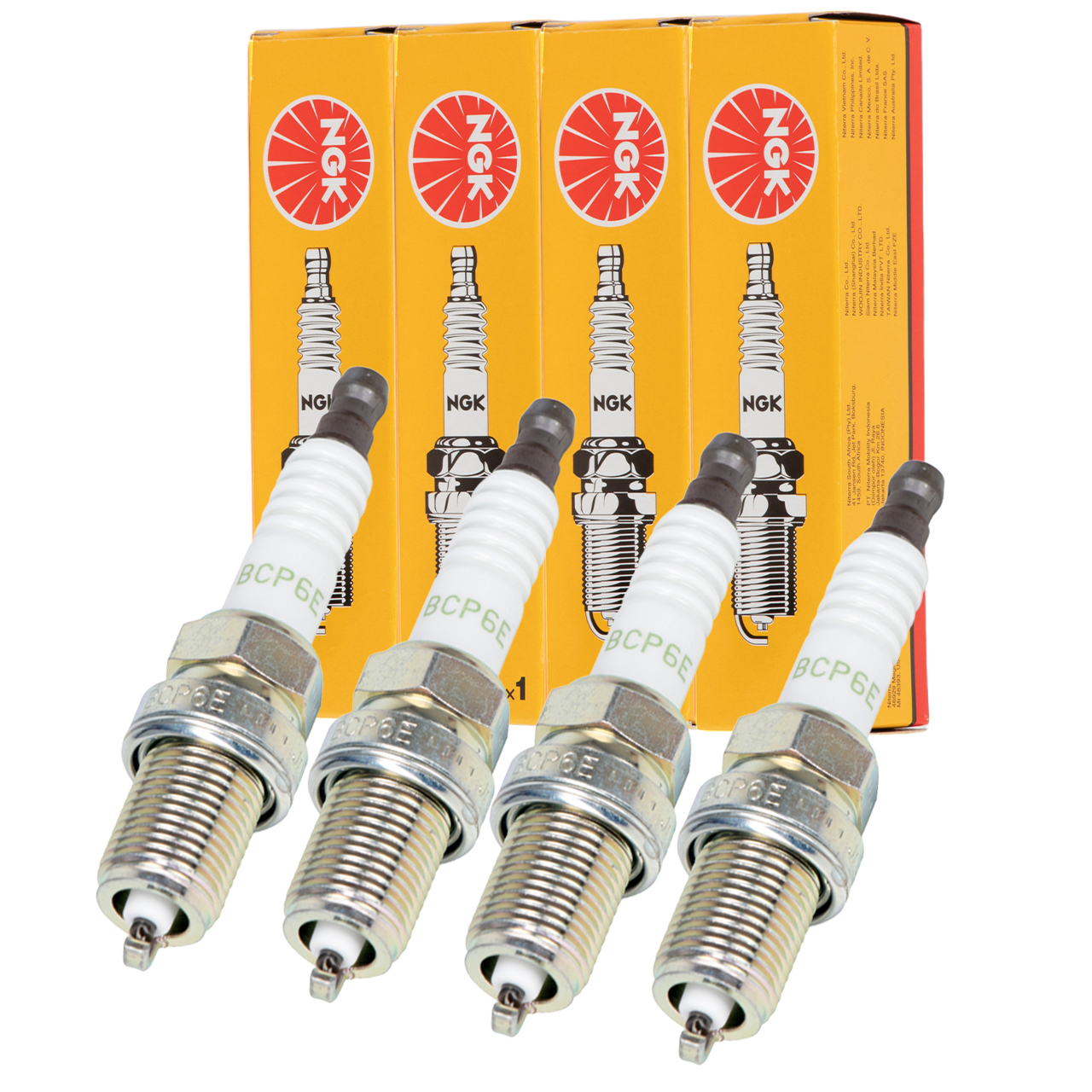 4x NGK 5860 BCP6E Spark Plugs for Alfa Romeo, Citro&euml;n, Mercedes, Nissan, Peugeot, and Rover