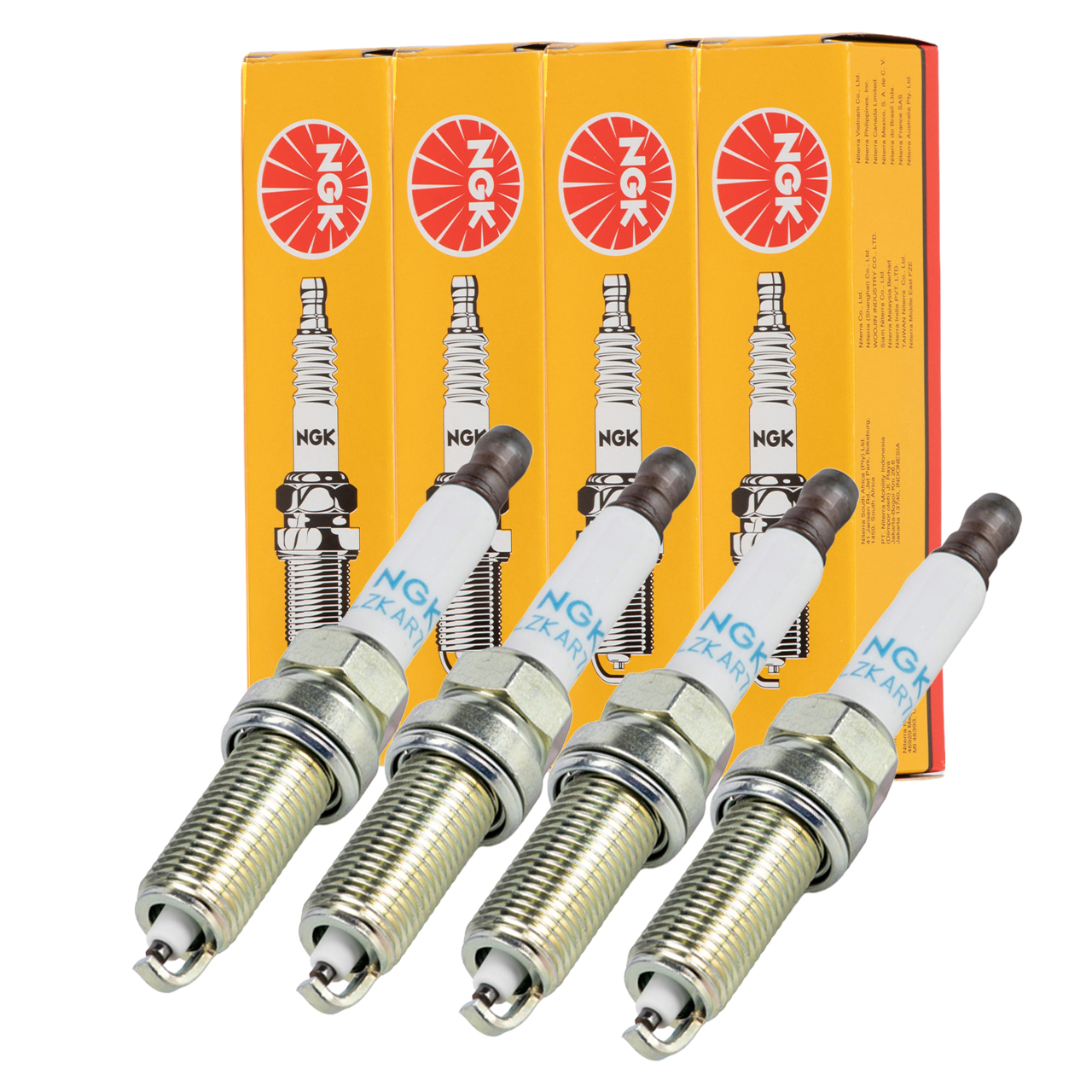 4x NGK 6799 LZKAR7A Z&uuml;ndkerze f&uuml;r CITROEN C2 C3 C4 PEUGEOT 1007 206 207 307 1.4 1.6V