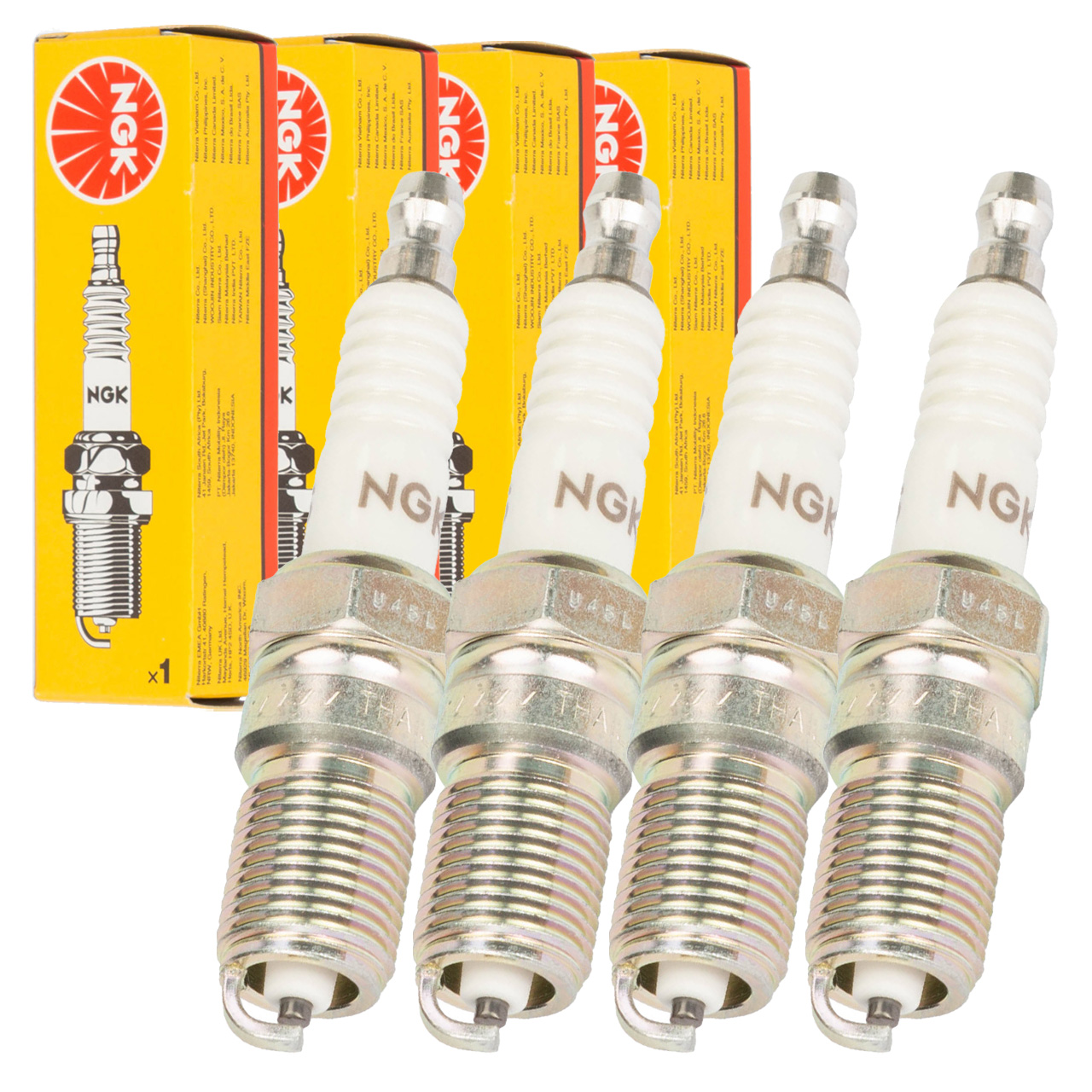 4x NGK 3812 BP6EFS Zündkerze für CITROEN LAND ROVER MERCEDES PEUGEOT RENAULT ROVER