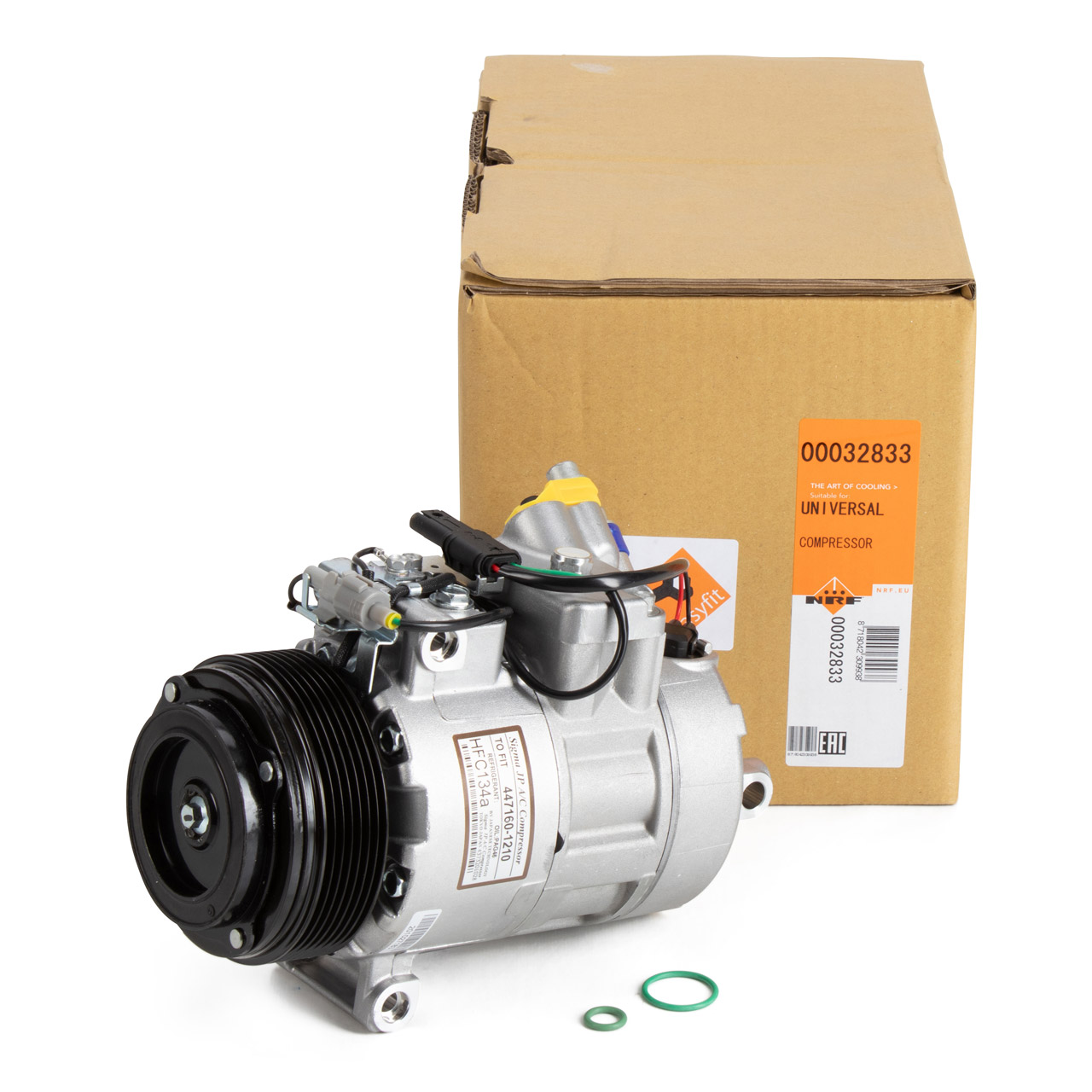 NRF 32833 EASY FIT Air Conditioning Compressor for BMW 5 Series F07, F10, F11; 7 Series F01; X5 E70; X6 E71