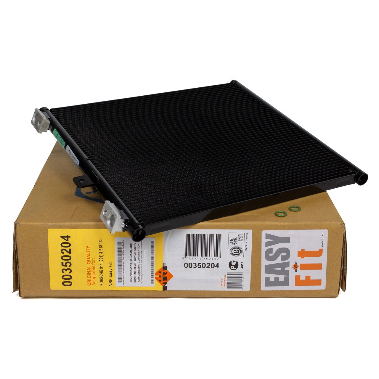 NRF 350204 EASY FIT Kondensator Klimakondensator f&uuml;r PORSCHE 991 Cabrio Spyder 99157311104