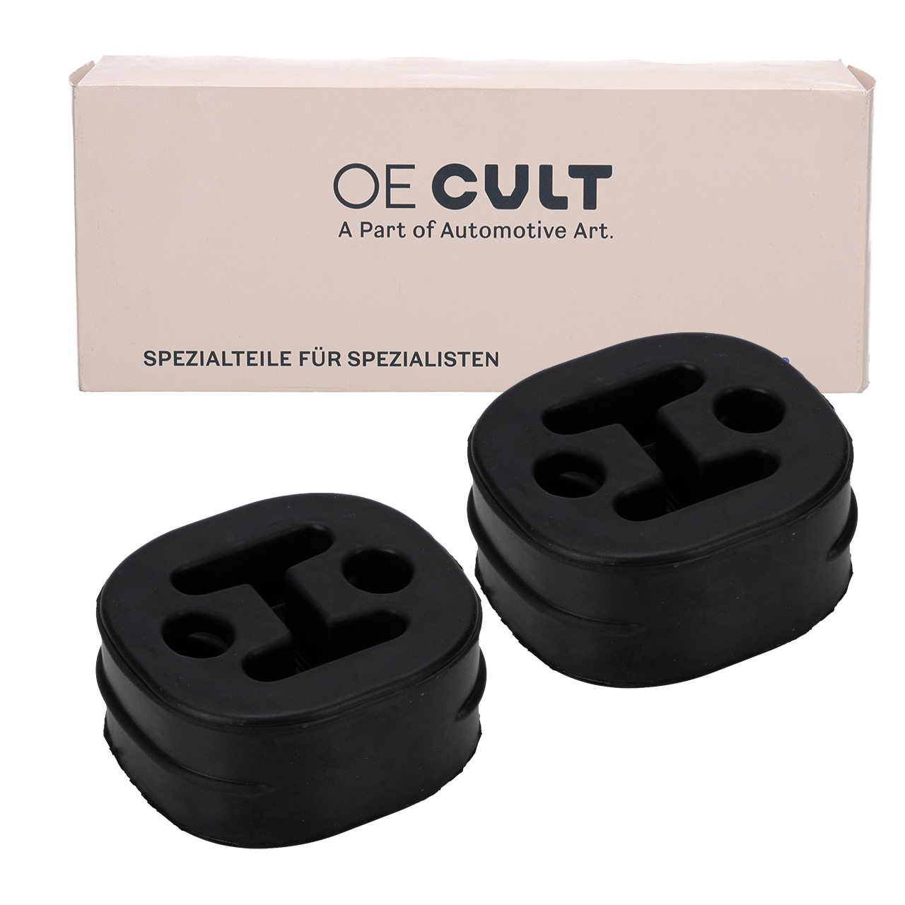 2x OE-Cult Halter Auspuff Schalld&auml;mpfer f&uuml;r AUDI SEAT SKODA VW 8D0253147E