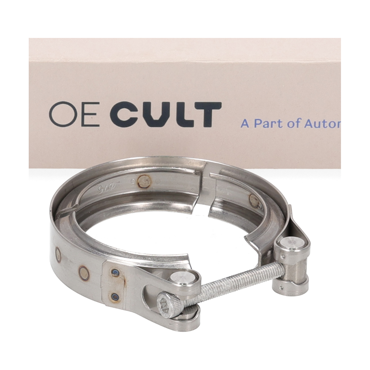 OE-Cult Hose Connector Clamp, &Oslash; 75 mm, for VW Golf 6, 7, 8; Audi A3 8P, A4 B8, B9; Part No. 1K0253725