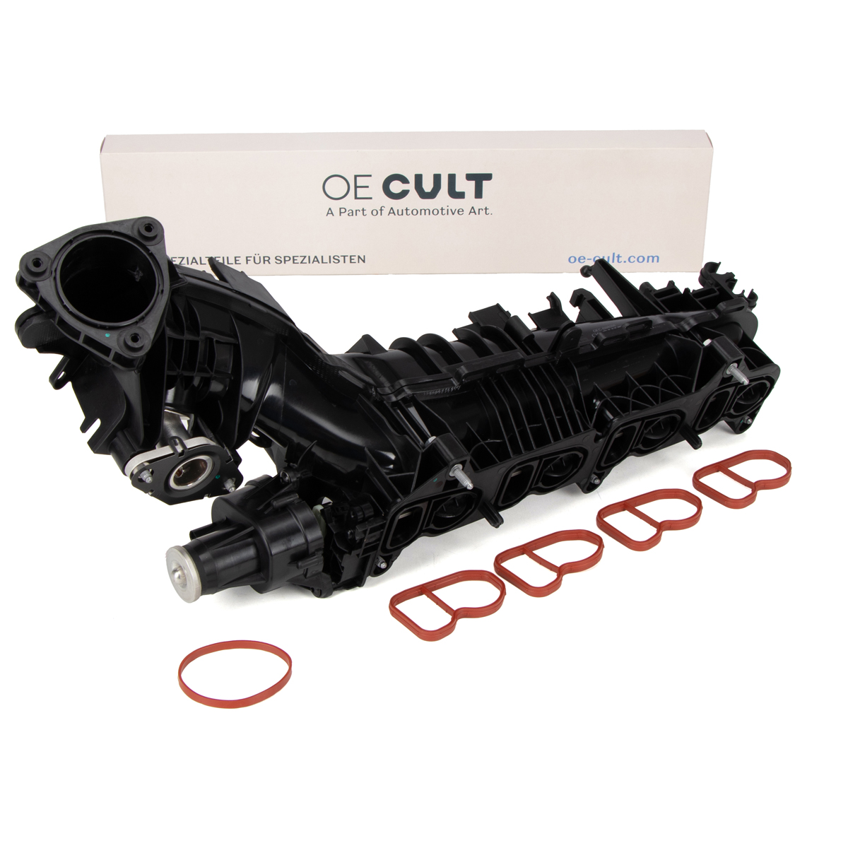 Intake manifold + control valve for BMW F20-23, F30-34, F10/11, G30/31, X3-5, B47 11618513655