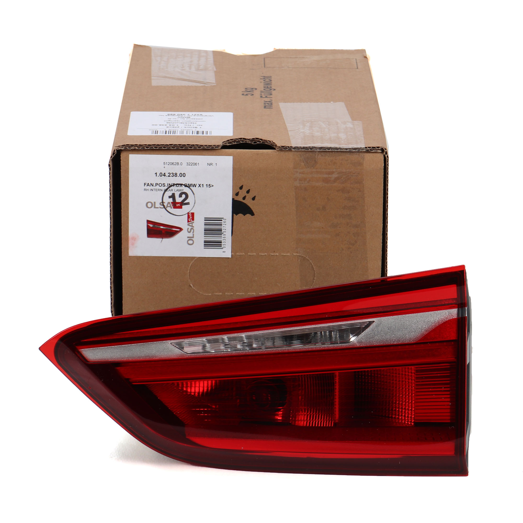 OLSA 1.04.238.00 Rear light for BMW X1 F48 (without LED headlights), right inner side 63217350696