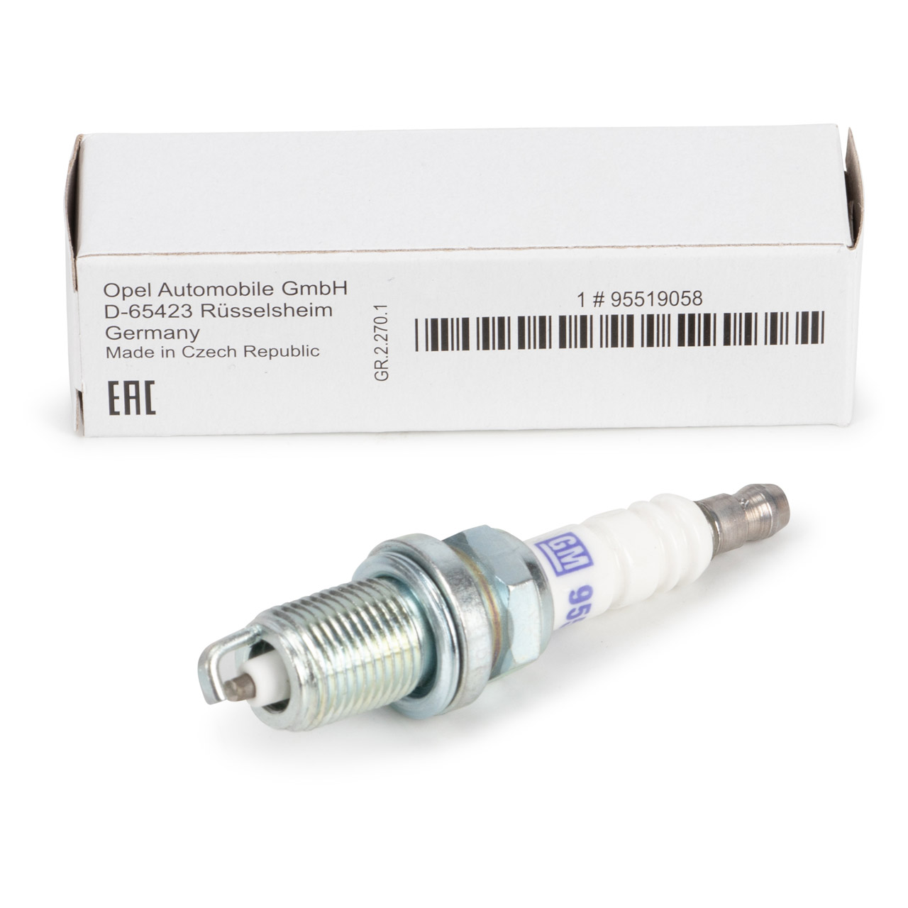 ORIGINAL OPEL Spark Plug for Astra G, H, J, Corsa C, D, Insignia, Vectra 1.0&ndash;2.0 95519058