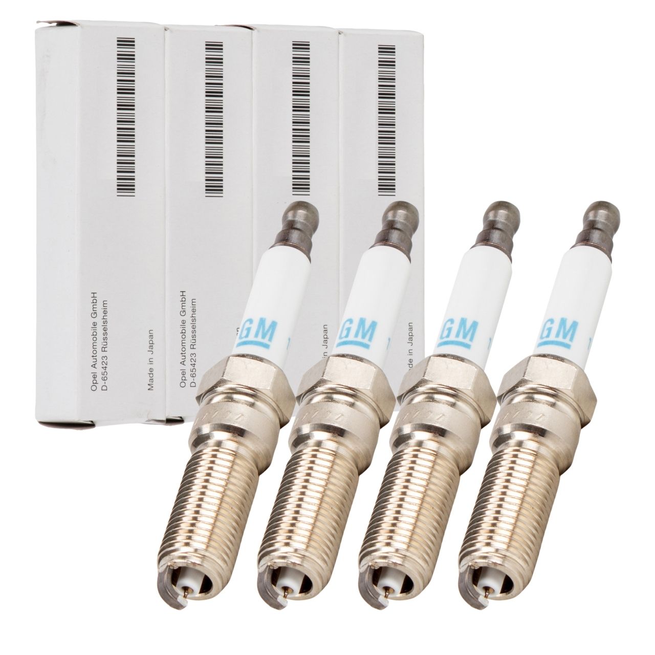 4x ORIGINAL GM OPEL Spark Plug Astra K (B16) 1.4 CNG B14XNT 110 hp 12680330