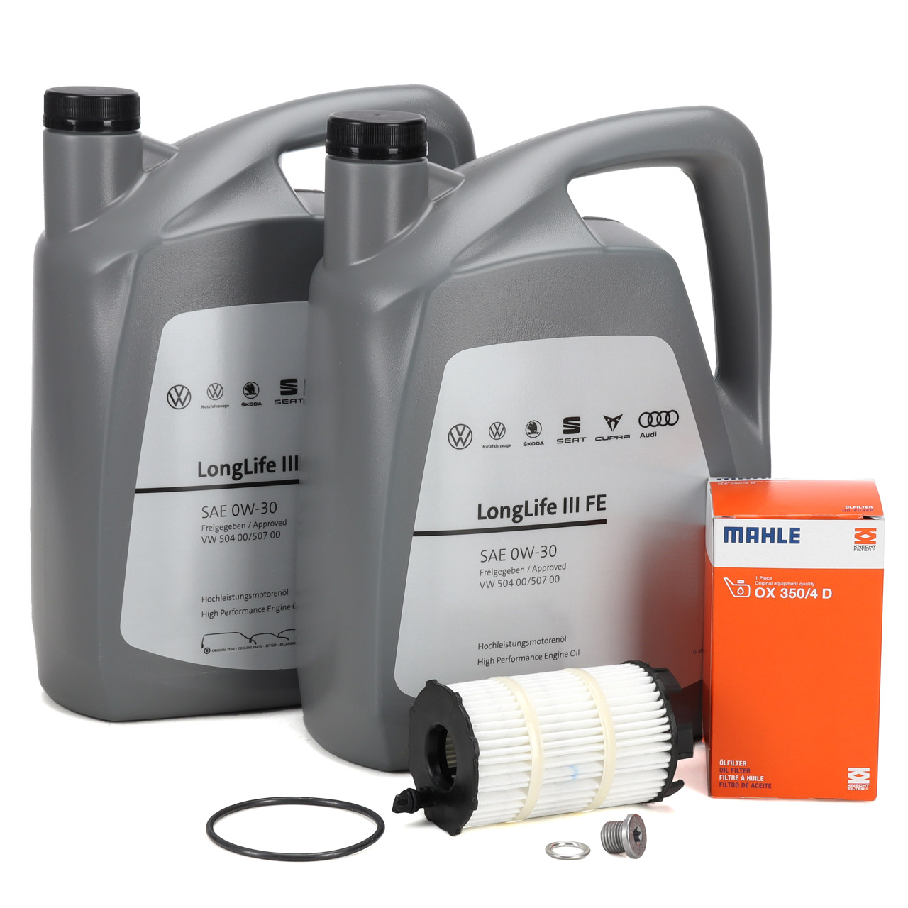 10L ORIGINAL 0W30 + MAHLE Ölfilter für AUDI RS4 B7 RS5 8T 8F S6 RS6 C6 4E 4H 4LB 4.2 FSI