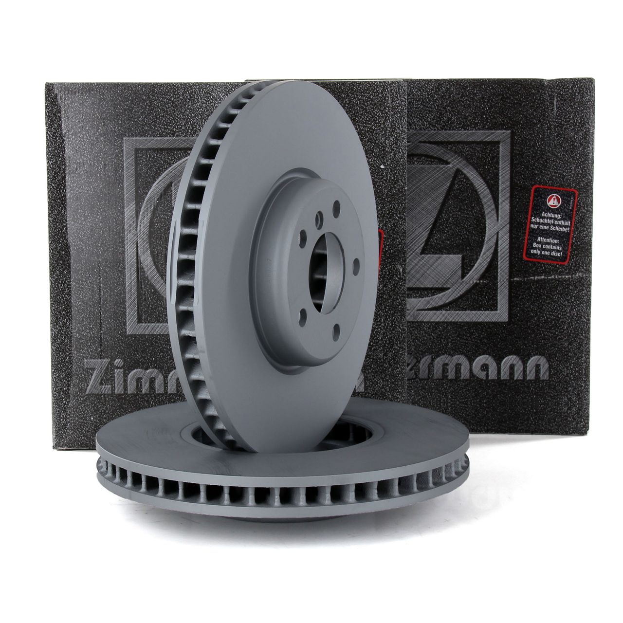 ZIMMERMANN Brake Disc Set for BMW 5 Series F10, F11, F07; 6 Series F12, F13, F06; 7 Series F01&ndash;04 (Front)