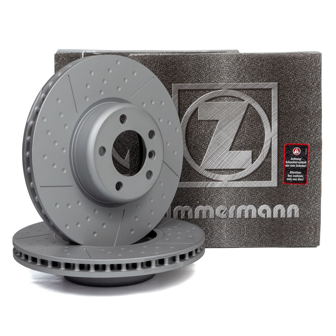 ZIMMERMANN Brake Disc Set for BMW 1 Series F20, F21; 2 Series F22, F23; 3 Series F30&ndash;F34; 4 Series F32&ndash;F36 (Front)
