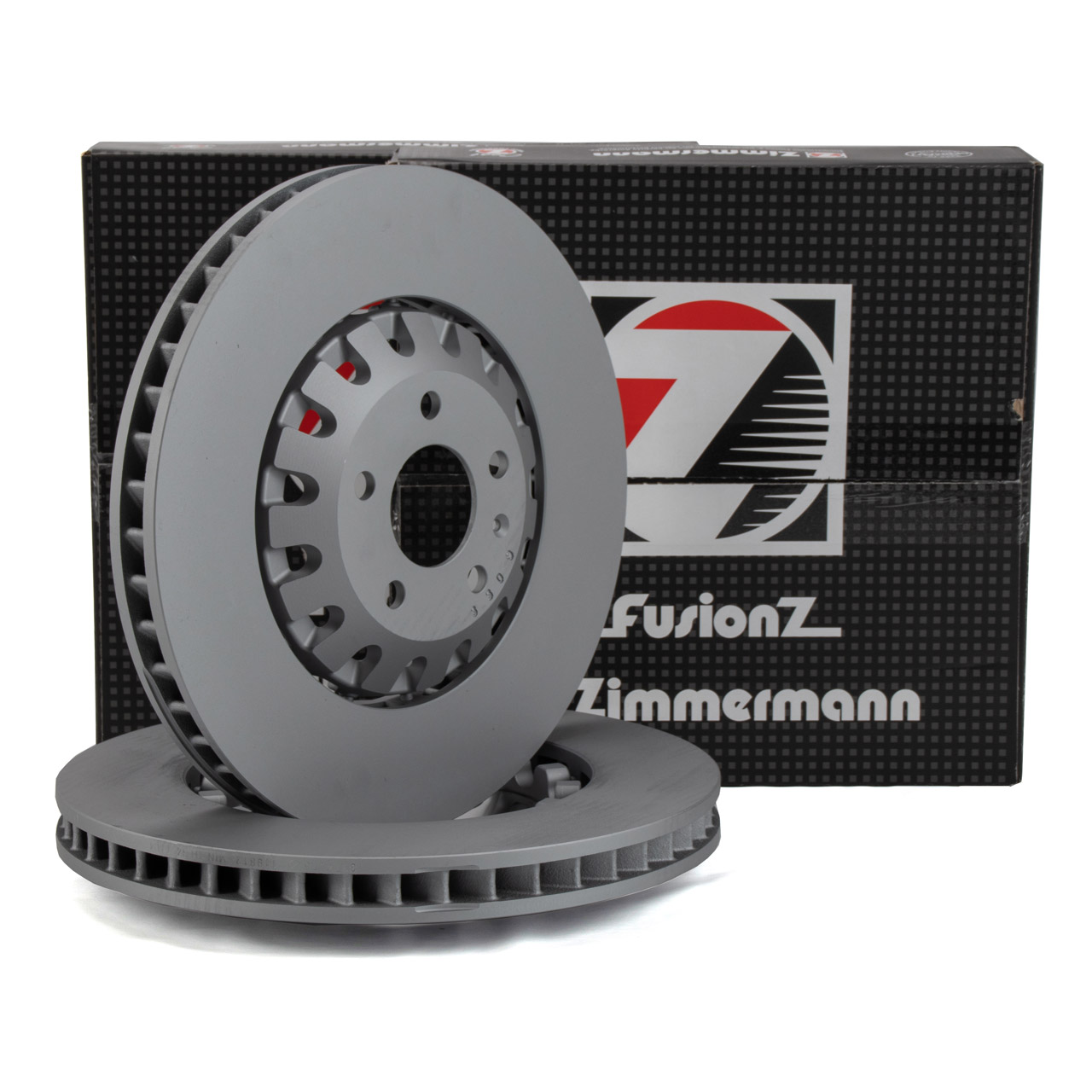 Zimmermann FORMULA Z Bremsscheiben Satz f&uuml;r AUDI A6 C8 A7 4K A8 Q5 Q7 Q8 Touareg CR7 vorne