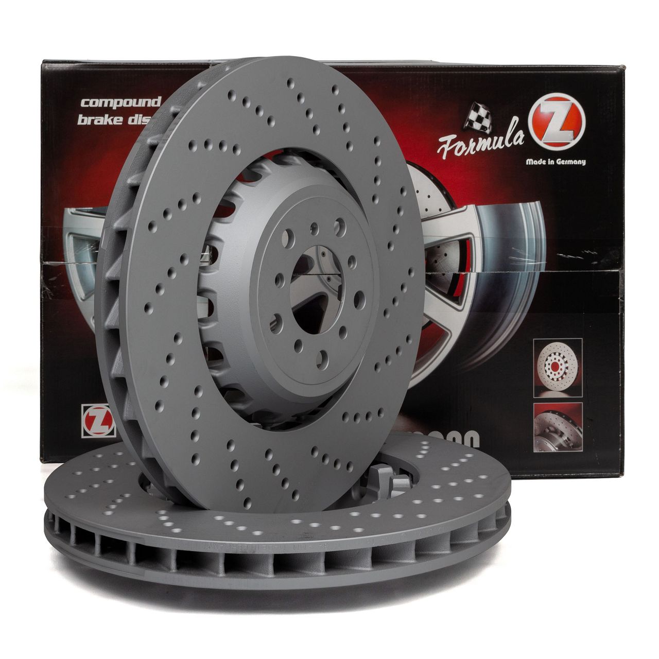 Zimmermann FORMULA Z Bremsscheiben Satz f&uuml;r BMW 5er F10 M5 6er F12 F13 F06 M6 vorne