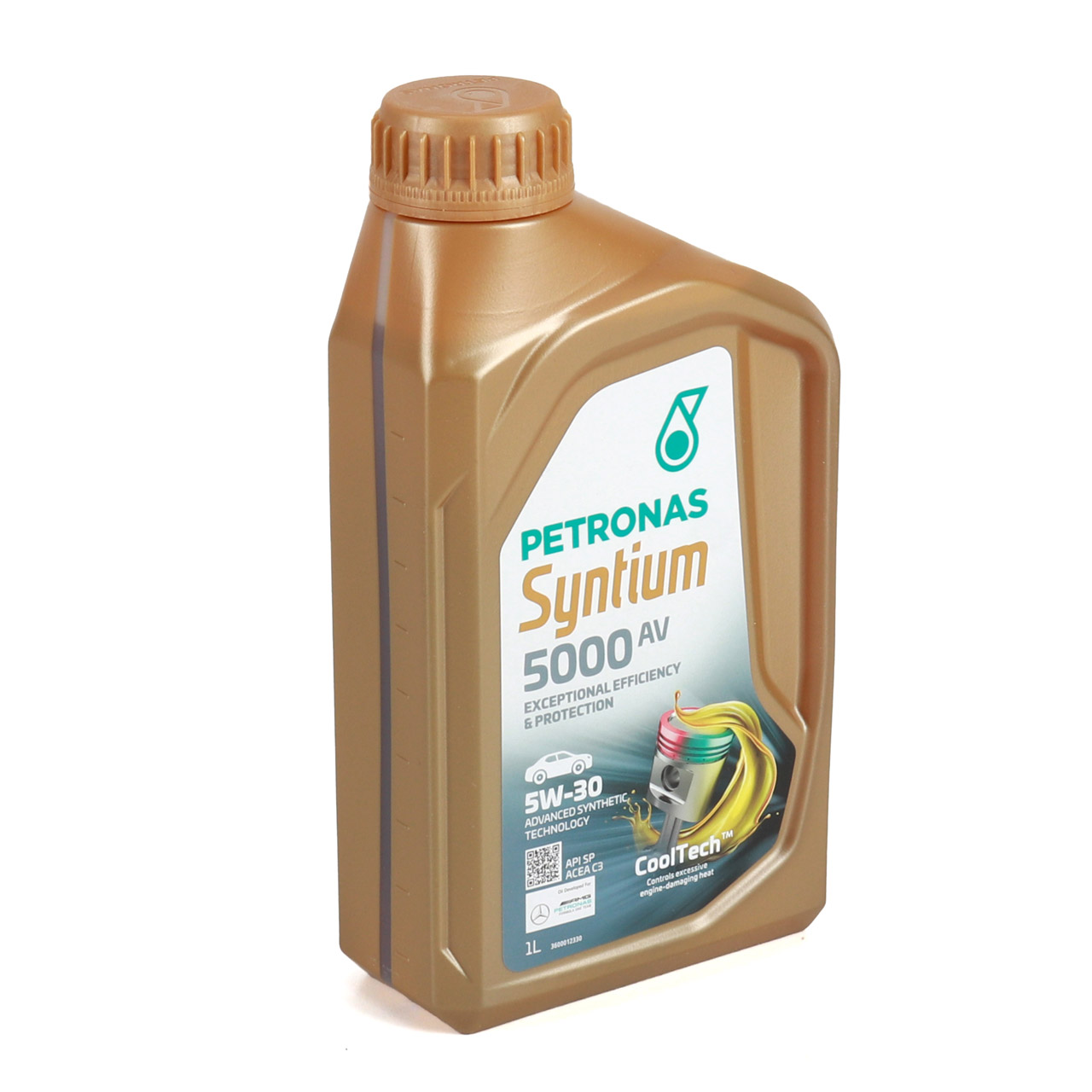 1L 1 Liter PETRONAS Syntium 5000 AV 5W-30 Motoröl Öl für MB 229.51/52 504/507.00 BMW LL-04