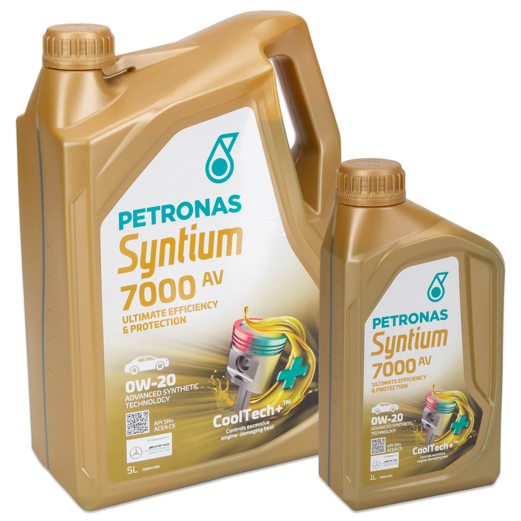 6L 6 Liter PETRONAS SYNTIUM 7000 AV 0W-20 Motor&ouml;l ACEA C5 f&uuml;r VW 508/509.00 Porsche C20