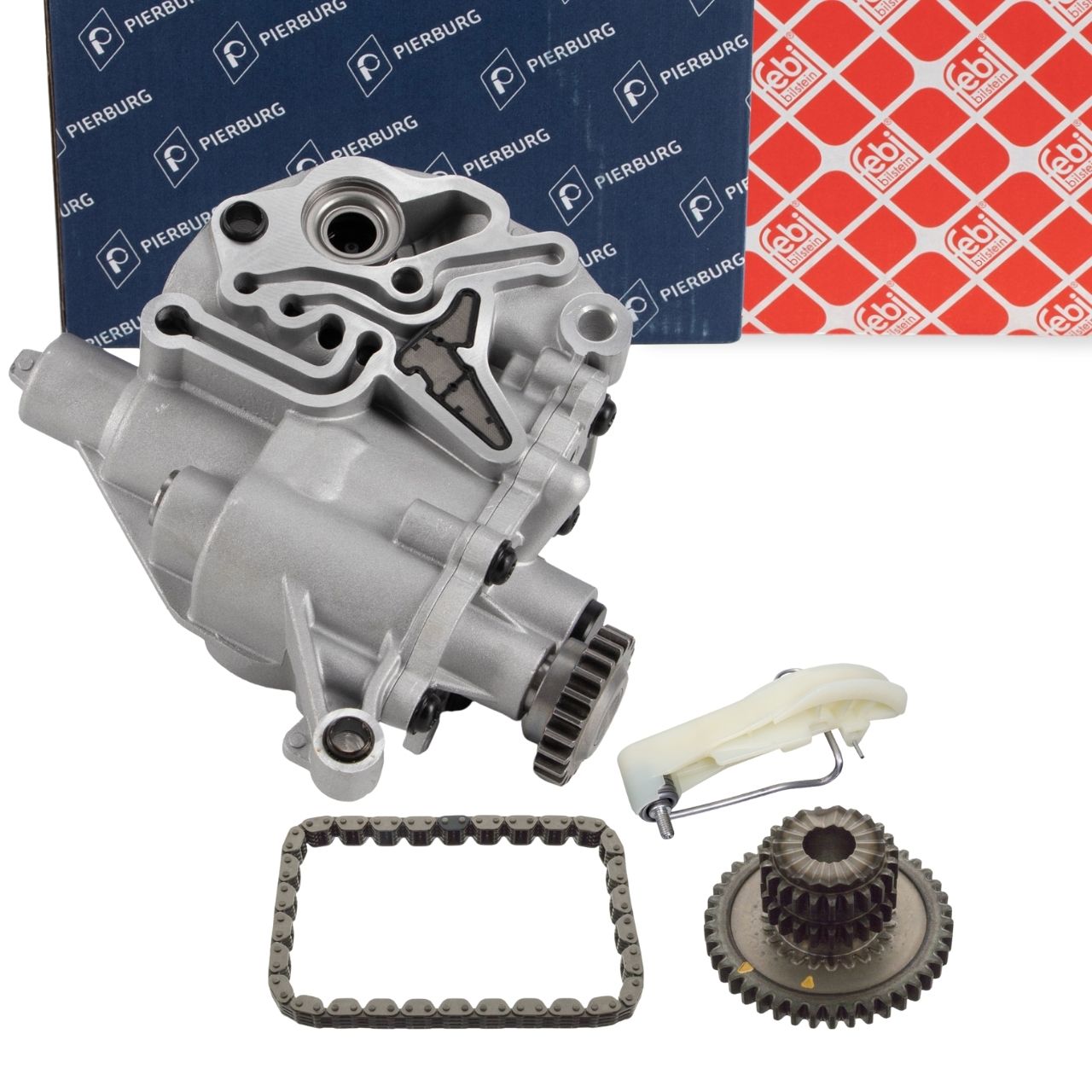 PIERBURG Oil Pump + Timing Chain Kit for VW Golf 6 GTI, Passat B6, B7 1.8/2.0 TSI (up to December 2011)