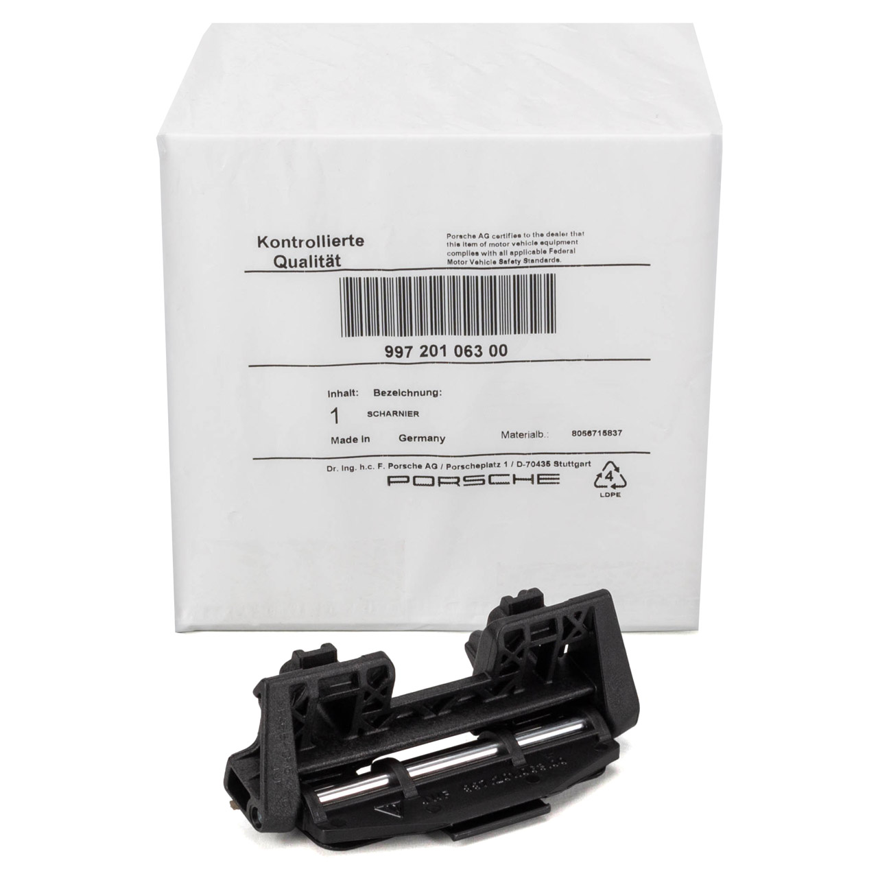 ORIGINAL PORSCHE Scharnier Tankklappe 996 997 Boxster Cayman 986 987 99720106300