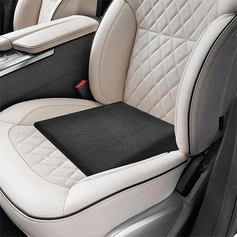 PROPLUS Keilkissen Sitzkissen 37x35x7,5cm Sitzerh&ouml;hung Autositz SCHWARZ