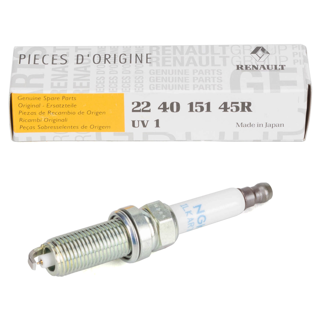 1x ORIGINAL RENAULT DACIA Z&uuml;ndkerze Clio 5 Twingo 3 Duster 2 3 0.9-1.0 224015145R