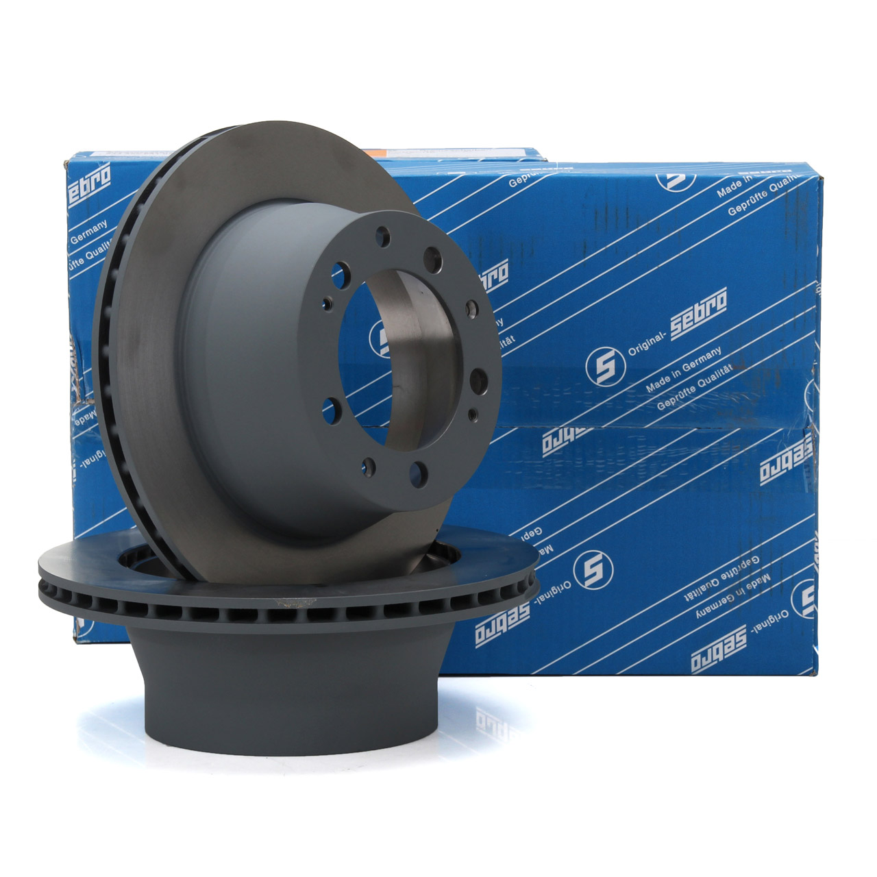 SEBRO Bremsscheiben Satz f&uuml;r PORSCHE 944 2.5 / S 2.7 ab 09.1987 160/165/190 PS hinten