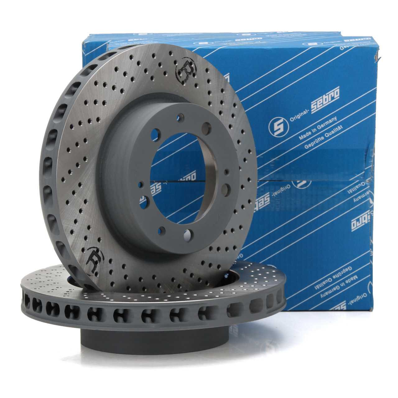 SEBRO Bremsscheiben Satz f&uuml;r PORSCHE 993 3.6/3.8 Carrera 272/286/301 PS vorne