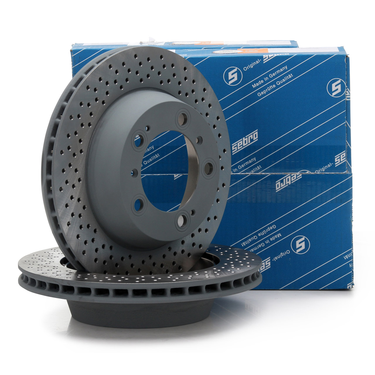 SEBRO Bremsscheiben Satz für PORSCHE 996 Carrera Boxster Cayman 986 987 S / R hinten