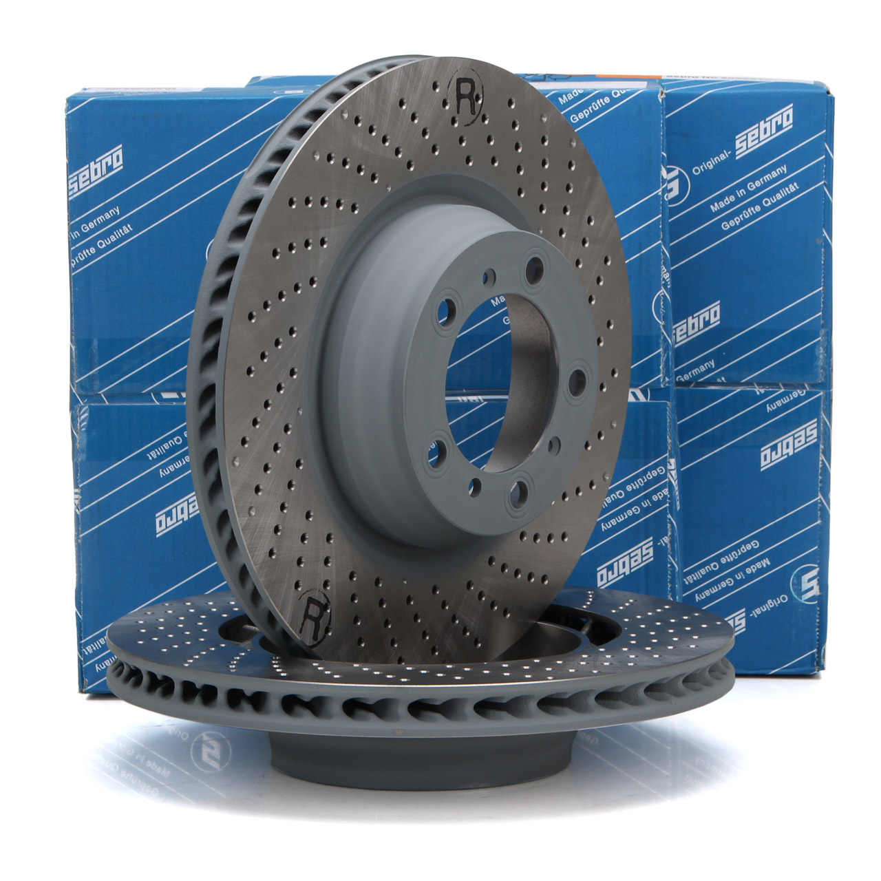 SEBRO Bremsscheiben Satz für PORSCHE 997 3.6/3.8 Turbo / S 3.6 GT3 / GT2 hinten