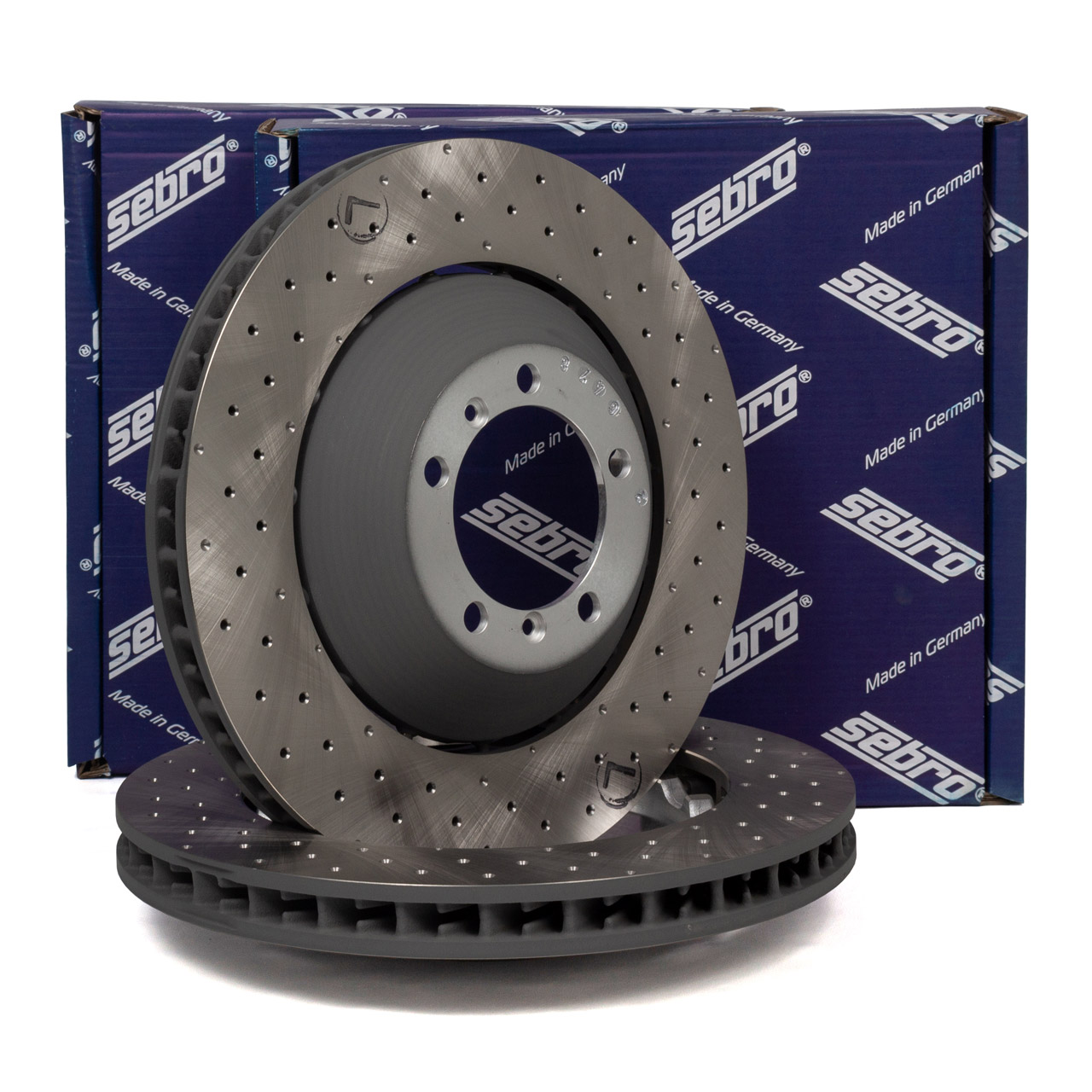 SEBRO Bremsscheiben Satz f&uuml;r PORSCHE 997 3.8 / 4.0 GT3 / RS 435/450/500 PS vorne