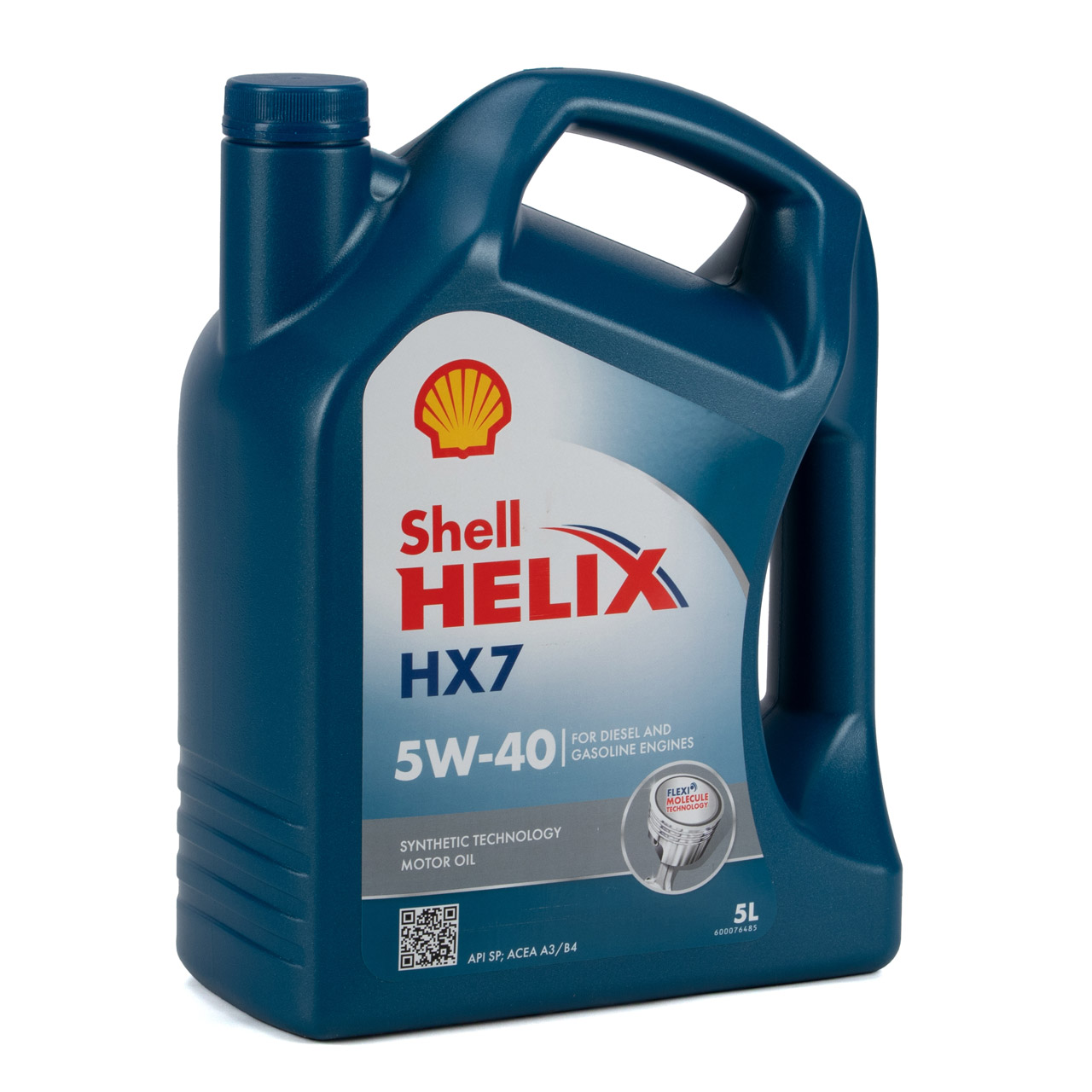 5L 5 Liter SHELL HELIX HX7 5W-40 Motor&ouml;l API SP ACEA A3/B4 f&uuml;r MB 229.3 VW 502.00/505.00