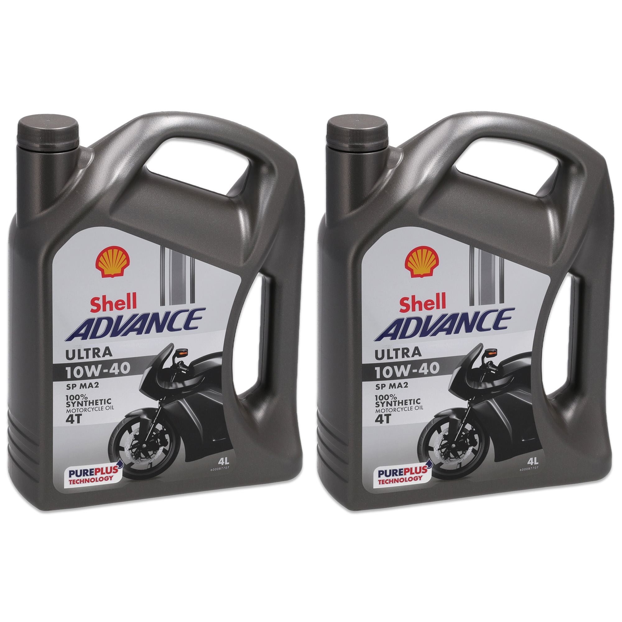 8L 8 Liter SHELL ADVANCE ULTRA 10W-40 4T 4-TAKT Motorrad Motoröl API SP JASO MA2