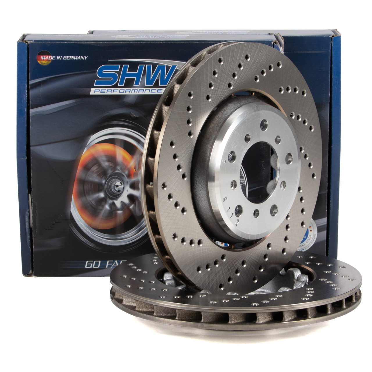 SHW Bremsscheiben Satz f&uuml;r BMW 3er E46 M3 343 PS 07.2000-08.2006 vorne