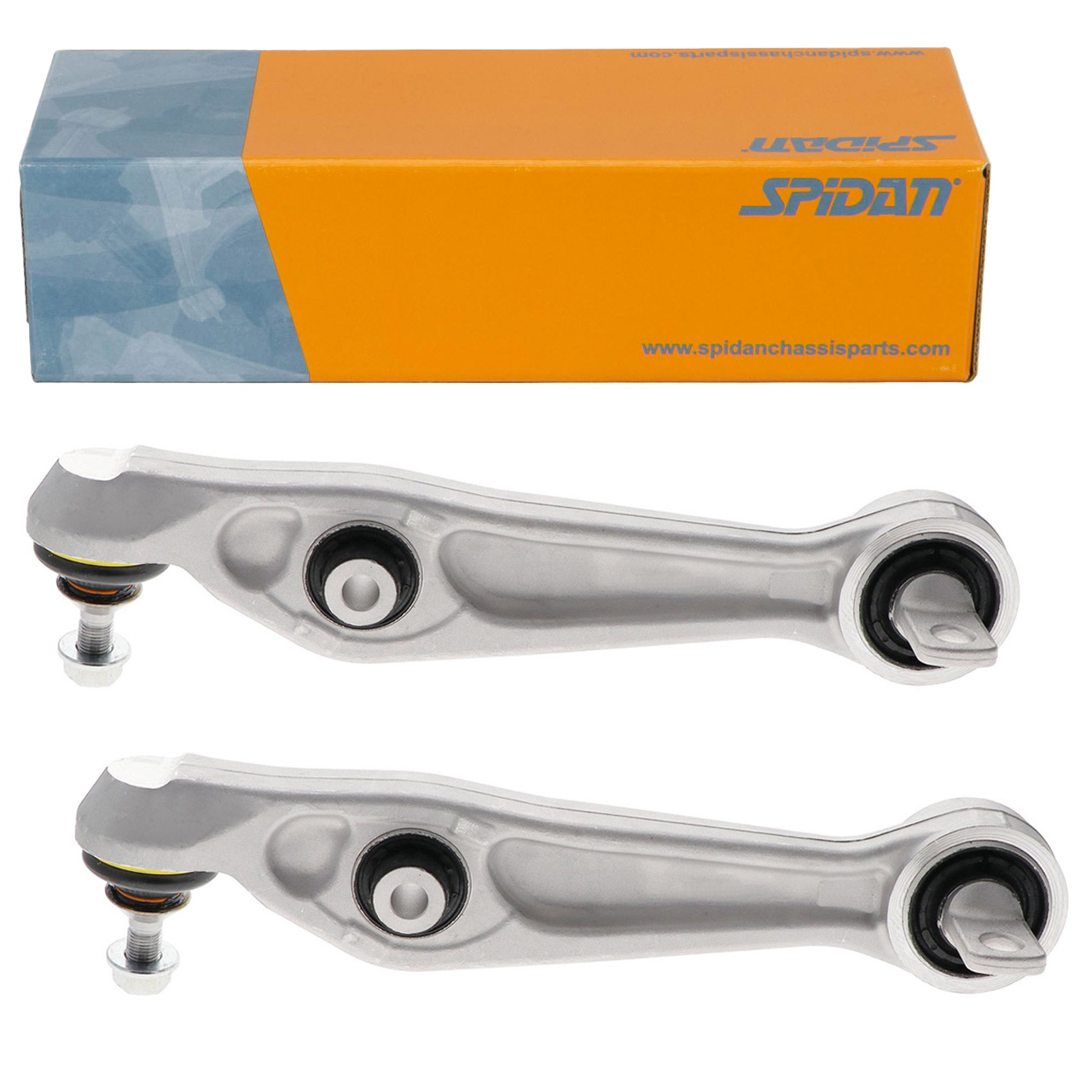2x SPIDAN Querlenker f&uuml;r TESLA Model 3 5YJ3 Vorderachse vorne unten 104434100C/104434100D