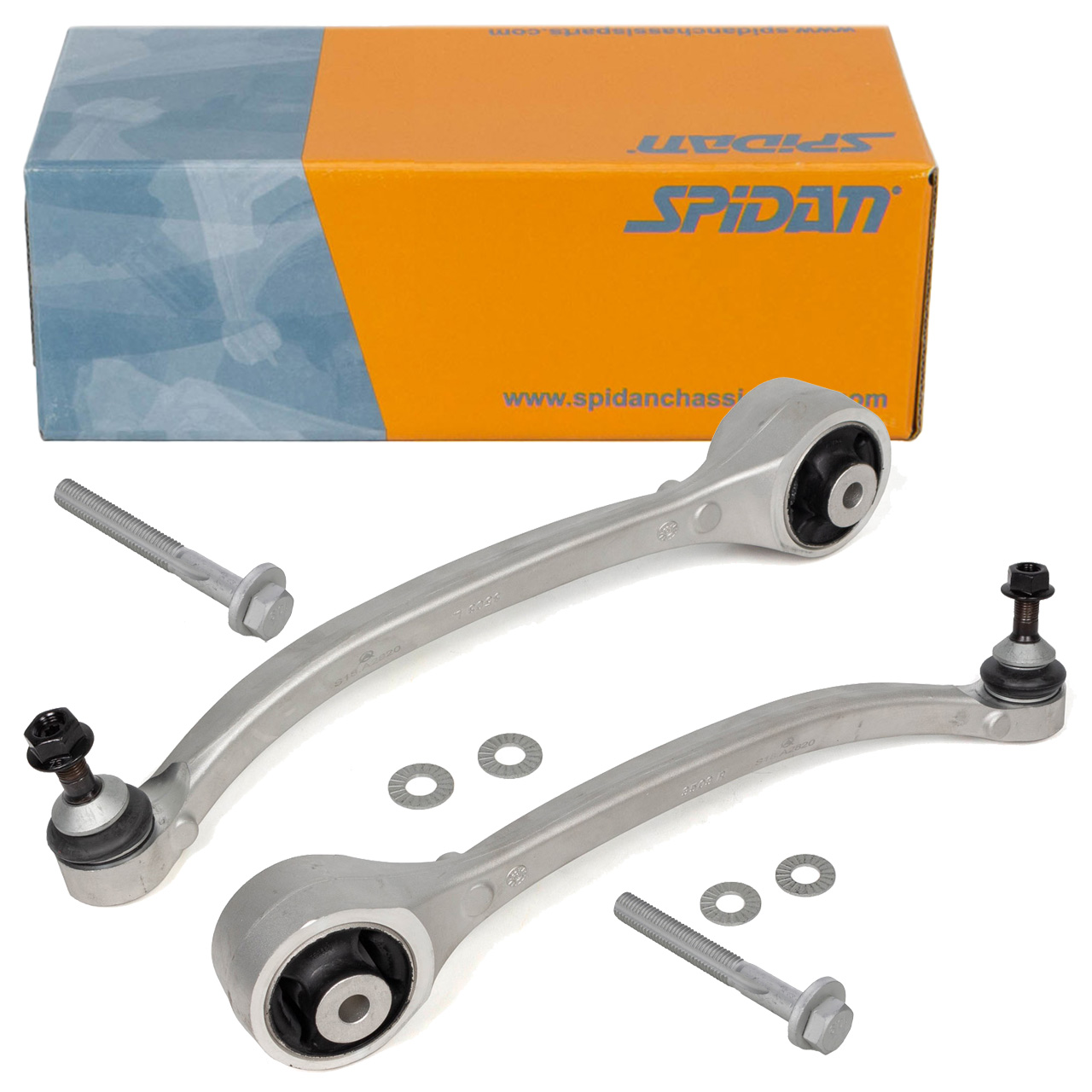 2x SPIDAN VERST&Auml;RKT Querlenker f&uuml;r TESLA Model S 5YJS 10 5YJX Vorderachse vorne unten