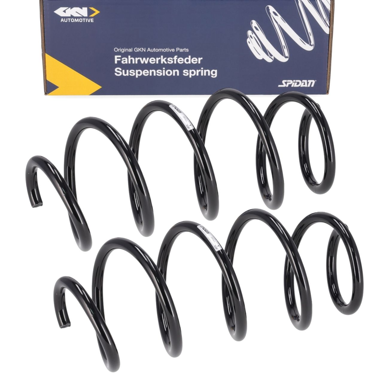 2x SPIDAN 86923 Fahrwerksfeder Schraubenfeder f&uuml;r VW Tiguan 5N Caddy 4 vorne 5N0411105AA