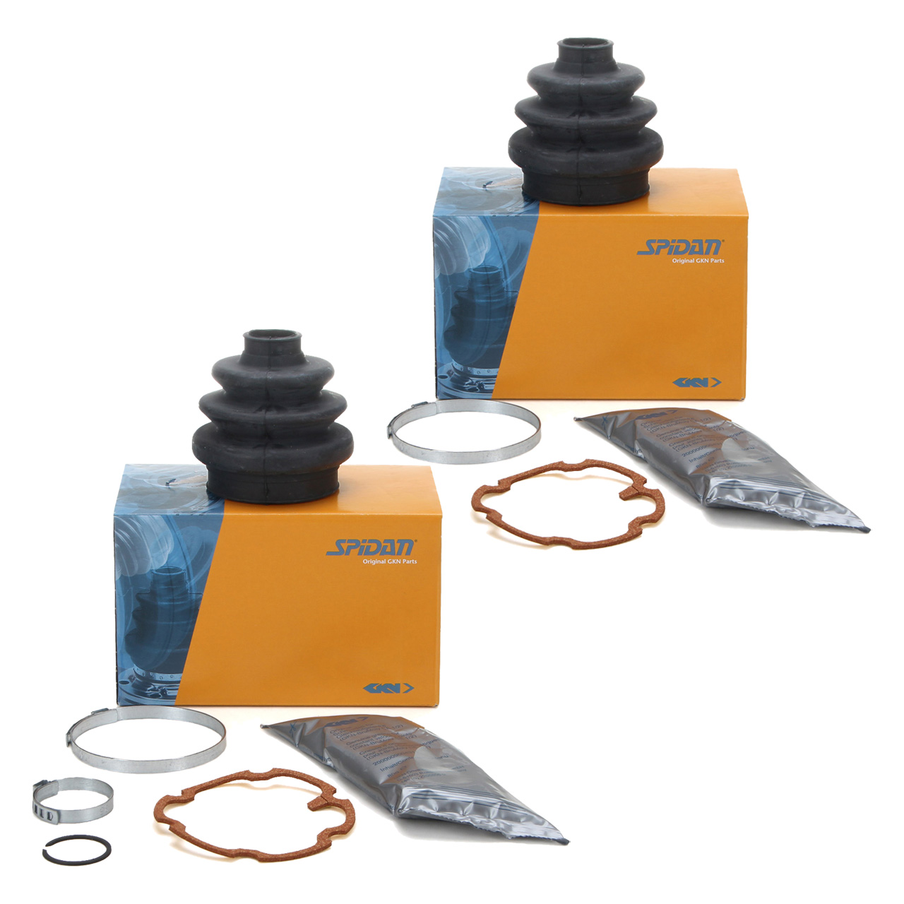 2x SPIDAN 23178 Achsmanschette Satz für PORSCHE 996 997 BOXSTER 986 hinten 92833229302