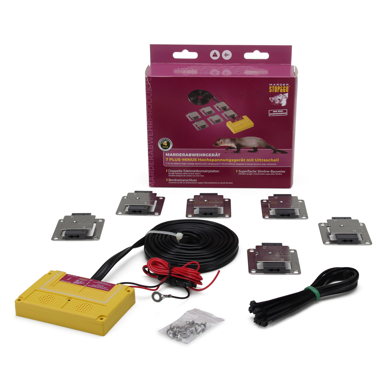 STOP & GO Marderschutz Marderschreck Typ 7 Plus-Minus 07566