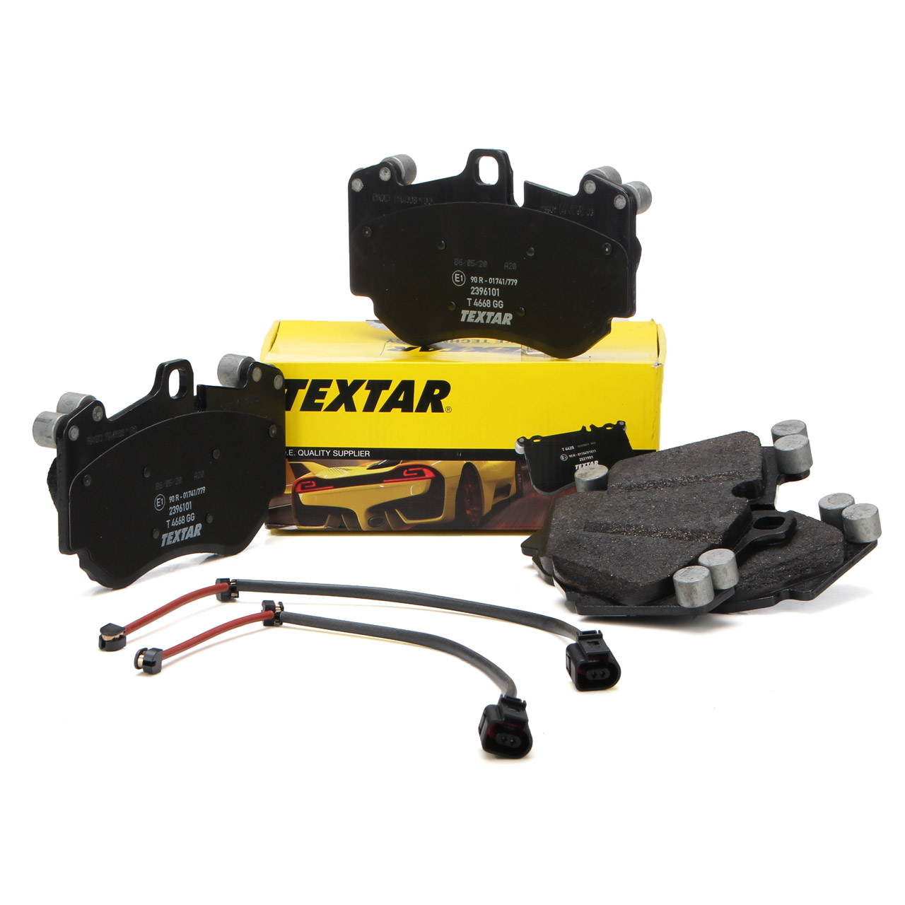 TEXTAR 2396101 Bremsbeläge + Wako für PORSCHE Cayenne (9PA) Turbo S 4.5 / 4.8 vorne