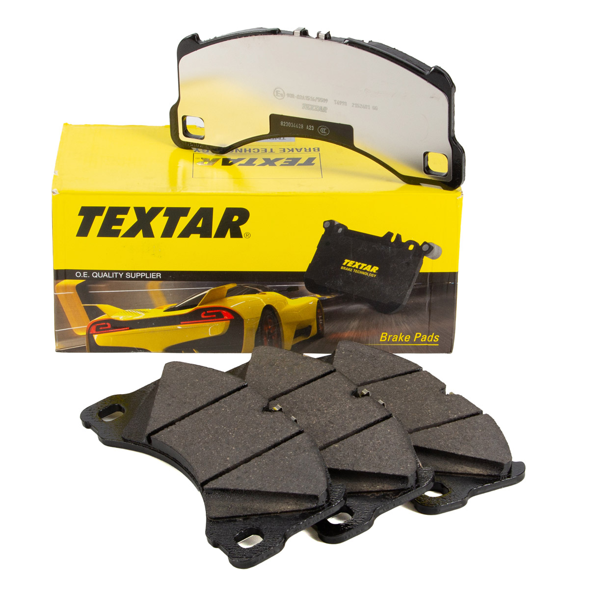 TEXTAR 2152401 Bremsbel&auml;ge f&uuml;r PORSCHE Cayenne (9Y) Macan (95B) vorne 95B698151AK