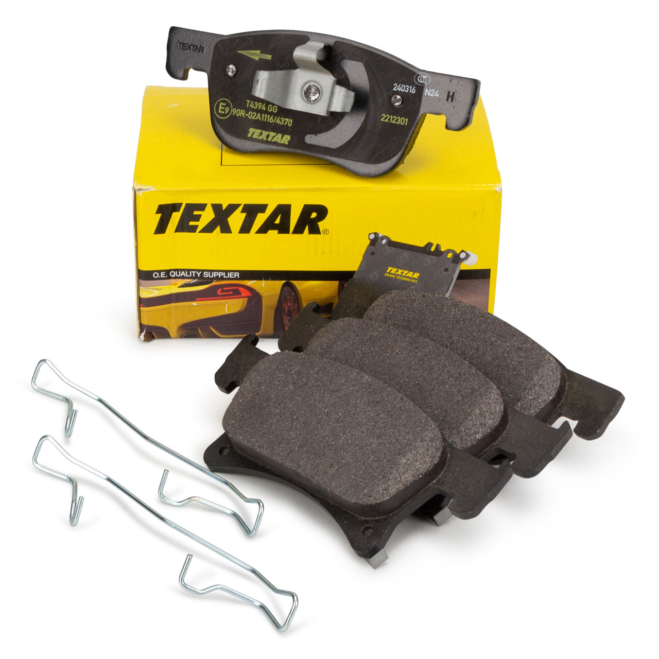 TEXTAR 2212301 Brake Pads Brake Shoes Brake Pad Set for OPEL Adam Corsa E 15-inch Front
