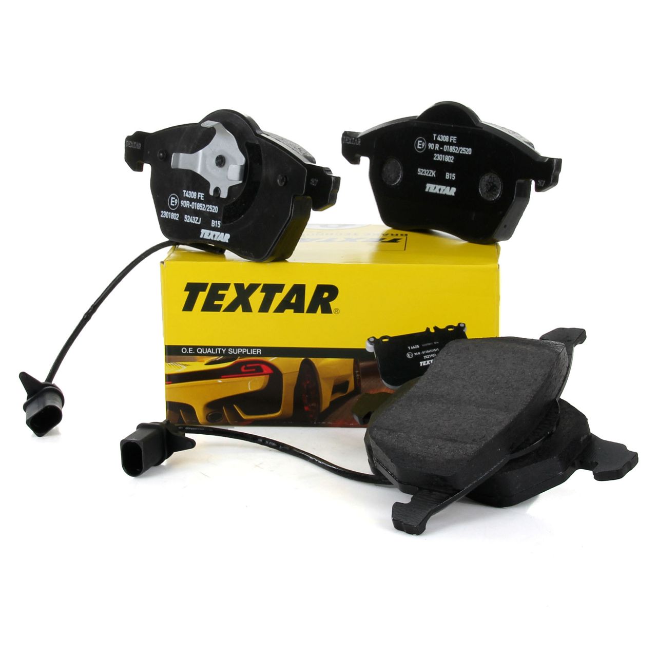 TEXTAR 2301802 Bremsbeläge + Sensor VW Passat B5 AUDI A4 B5 B6 B7 A6 C5 C6 vorne