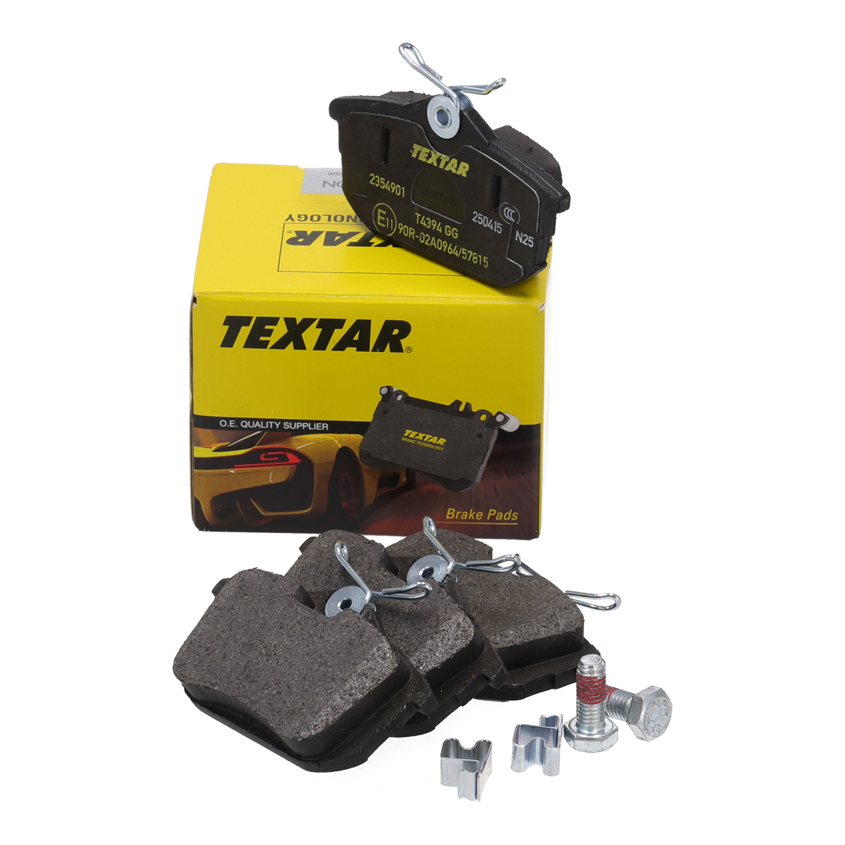 TEXTAR 2354901 Bremsbel&auml;ge f&uuml;r MITSUBISHI Carisma DA Colt 6 SMART ForFour 454 hinten