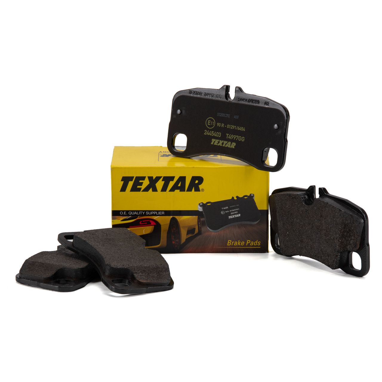 TEXTAR 2445403 Bremsbeläge für PORSCHE 997 3.6/3.8 Turbo / S hinten 99735294905