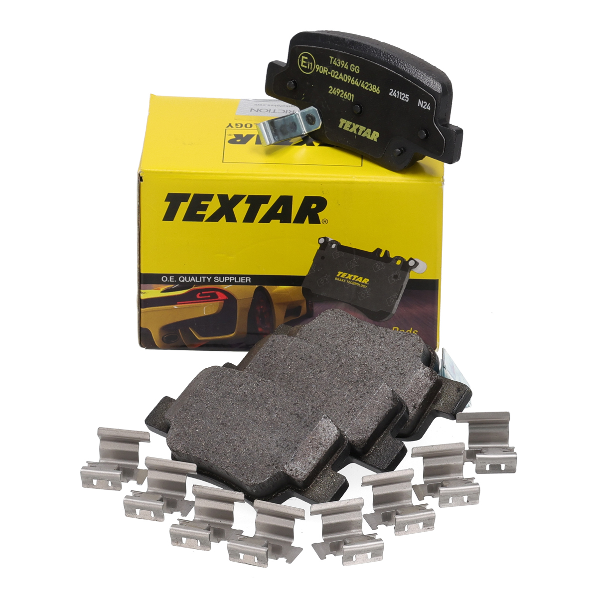 TEXTAR 2492601 Brake Pads Brake Shoes Brake Pad Set for TOYOTA Verso _R2_ Rear