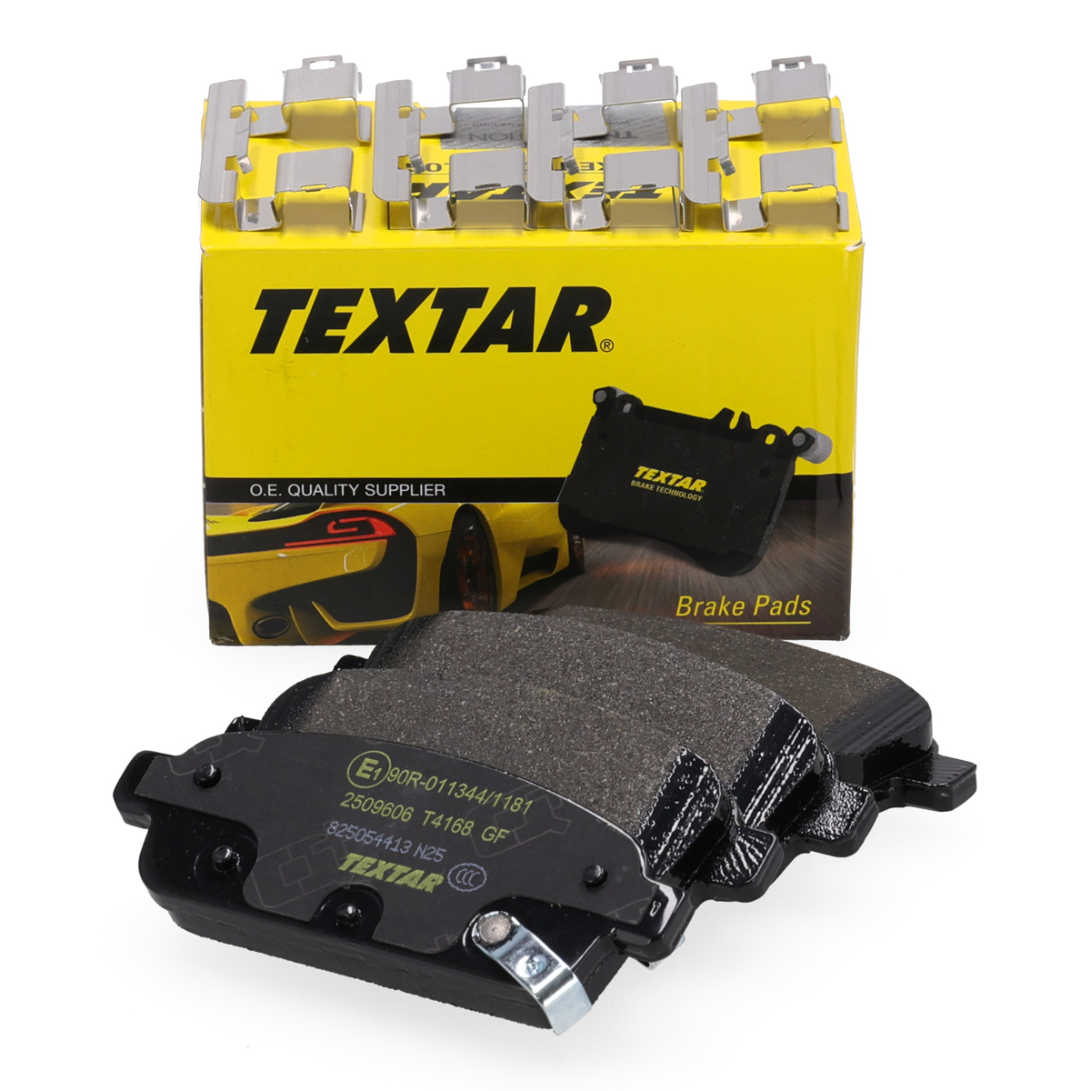 TEXTAR 2509606 Bremsbel&auml;ge Bremskl&ouml;tze f&uuml;r OPEL Astra J GTC OPC Zafira Tourer C hinten