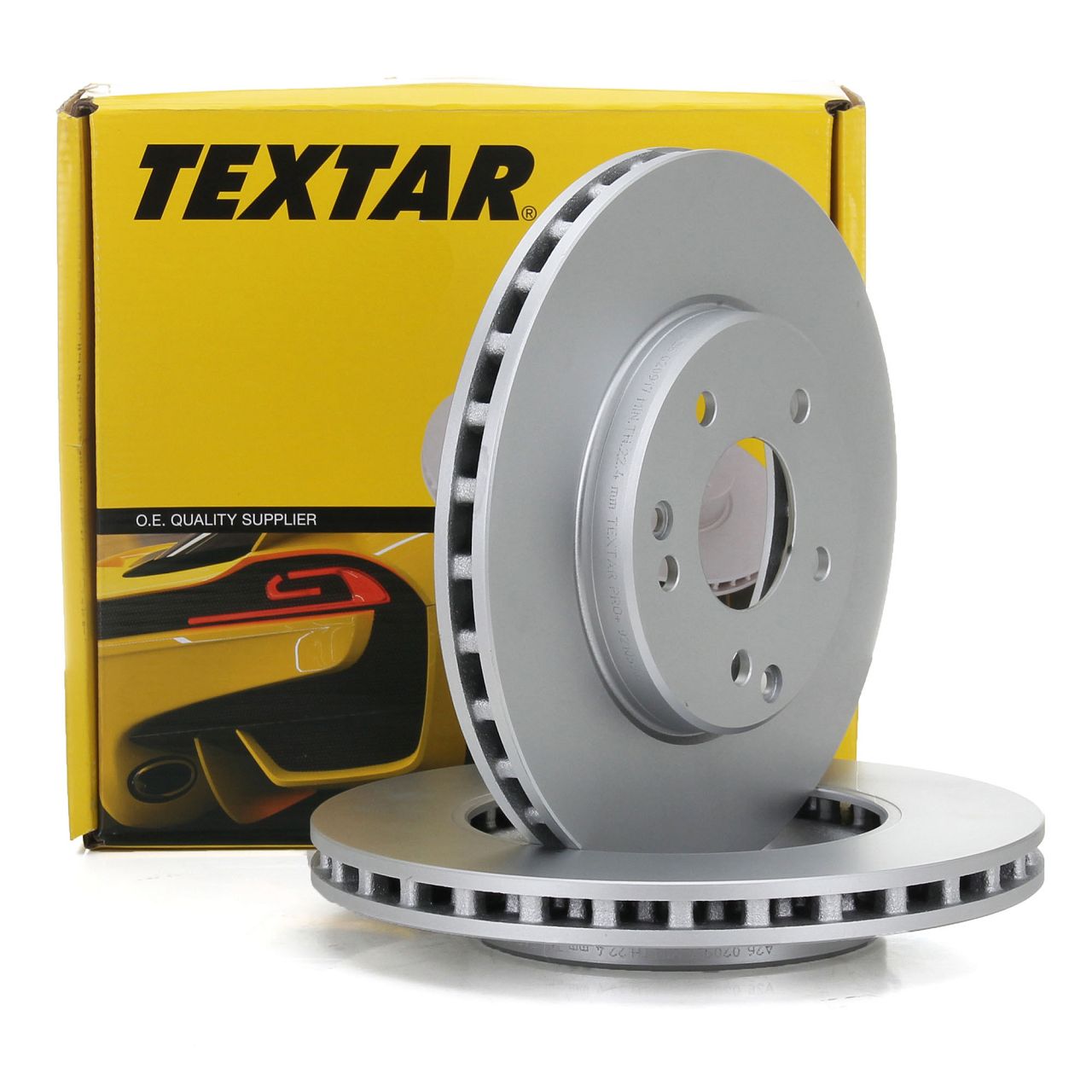 TEXTAR 92105905 Bremsscheiben Satz für MERCEDES W203 C208 C209 A209 W210 R171 vorne