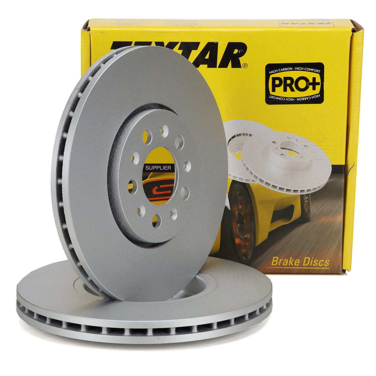 TEXTAR 92106605 Bremsscheiben Satz f&uuml;r AUDI A1 A3 SEAT Ibiza SKODA Fabia Golf 4 Polo vorne