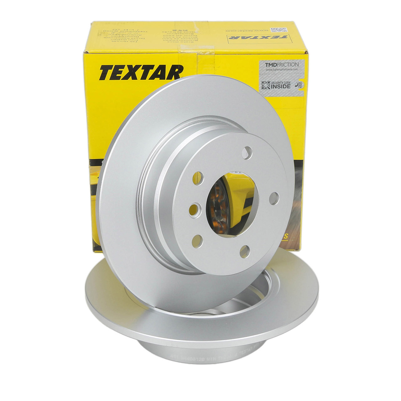 TEXTAR 92132903 Bremsscheiben Satz f&uuml;r BMW 1er E81 116/118i 116/118d ohne M-Technik hinten