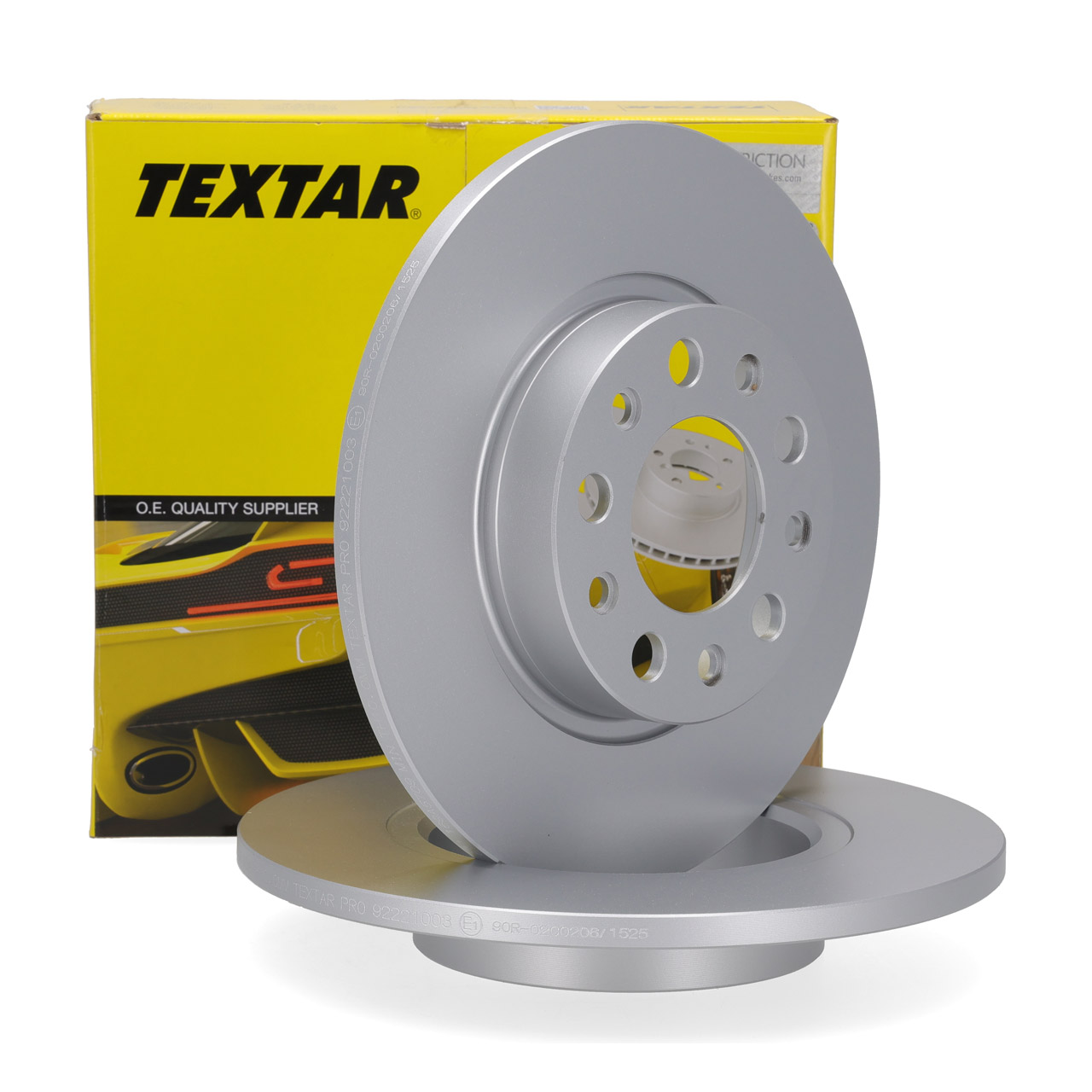 TEXTAR Bremsscheiben Satz &Oslash; 278mm f&uuml;r FIAT 500X ALFA ROMEO Giulietta 159 Brera hinten